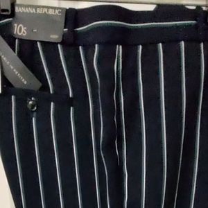 BANANA REPUBLIC WOMEN'S PINSTRIPE PANTS